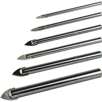 Vrták DEMA Vrtáky do obkladu a skla 3/4/5/6/8/10 mm, 6-dílná sada