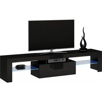 Konferenční stolek RTV stolek DOVES 160 černá lesk DOPRODEJ