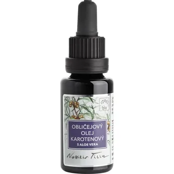 Pleťový olej Nobilis Tilia Obličejový olej karotenový s aloe vera 20 ml