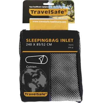 vložka do spacáku TravelSafe Cotton Mummy béžová 85 x 240 cm