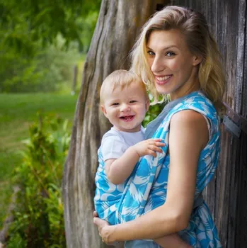 Šátek Šátek na nošení dětí Moisha Venus Tyrkys Délka: 4 - 3,7 m Šátek na nošení dětí