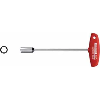 Klíč Klíč nástrčný šestihranný 10/200mm, t rukojeť, wiha, 00978 (336)