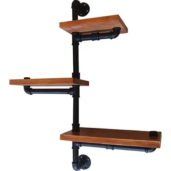 police UMAKOV Police na stěnu TETRIS červenohnědá - 014