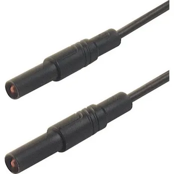 Příslušenství k měřicímu přístroji SKS Hirschmann MLS GG 200/1 sw bezpečnostní měřicí kabely lamelová zástrčka 4 mm lamelová zástrčka 4 mm 2.00 m černá 1 ks