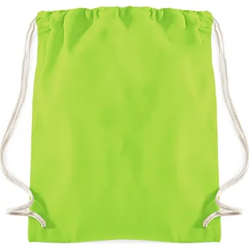 Sportovní vak Trikon Sportovní vak basic 100% bavlna univerzální Limetková