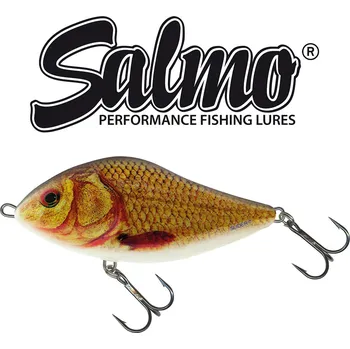 Umělá nástraha Salmo - Wobler Slider sinking 5cm - Golden crucian
