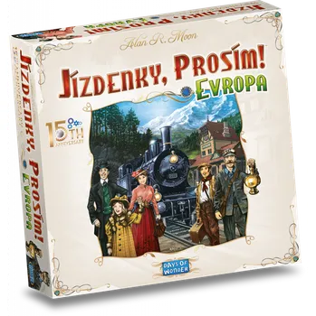 Desková hra ADC Blackfire Jízdenky, prosím! Evropa 15. výročí