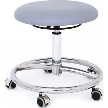 KOVONAX Stolička Form HK K Čalounění: Koženka DOLARO, Barva látky: DOLARO BE3, Povrchová úprava (barva): Chrom