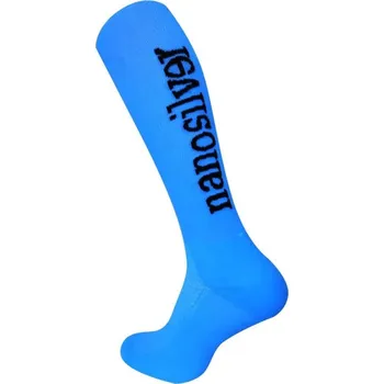 Pánské ponožky nanosilver® Kompresní podkolenky reflexní modrá Velikost: M 39/42