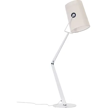 Stojací lampa Diesel Fork floor, podlahová lampa z béžového kovu a béžové tkaniny, 2x25W E14, výška 170,4cm