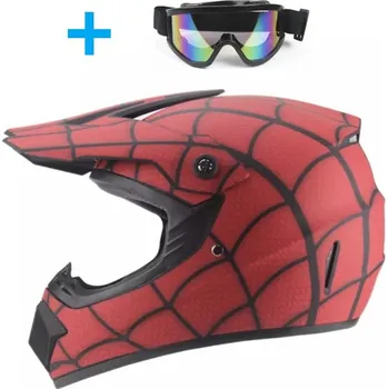 Motodoplněk Cross helma SPIDER XTR SET (Motocrossová přilba SPIDER SET)