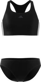 Dívčí plavky adidas Performance Fit 2PC 3S Y černé/bílé