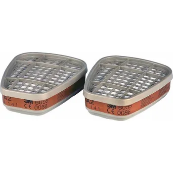 filtr k masce 3M 6055 A2 Filtr proti organickým plynům a výparům, cena za pár 4539