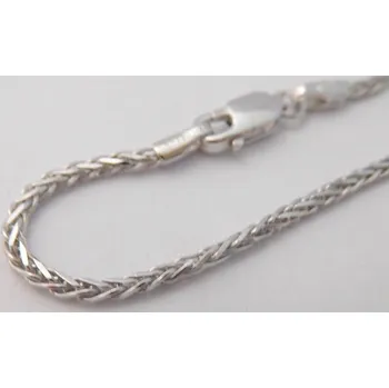 Řetízek Klenoty Budín Dámský stříbrný řetízek s karabinkou 925/7,82gr 75cm 0301223 (Klenoty Budín Dámský stříbrný řetízek s karabinkou 925/7,82gr 75cm 0301223)