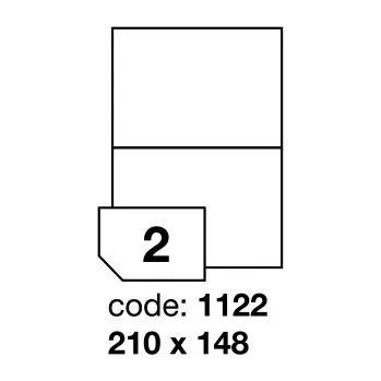 Samolepící etiketa Samolepící etikety Rayfilm Office 210x148 mm 100 archů, laser, R0119.1122