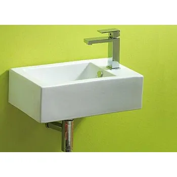 Umyvadlo umývátko Quadra mini 500x250x144 mm s otvorem pro baterii VPRAVO (bss4127L)