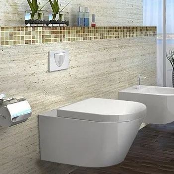 Klozet Závěsné wc Rock se sedátkem s pomalým zavíráním