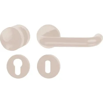 Dveřní kování Holar H 07 rozetové dveřní kování - béžová