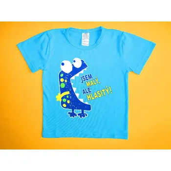 Arex, ČR Chlapecké tričko kr. rukáv Jsem malý, ale hlasitý Barva: tyrkysově modrá, Velikost: 98