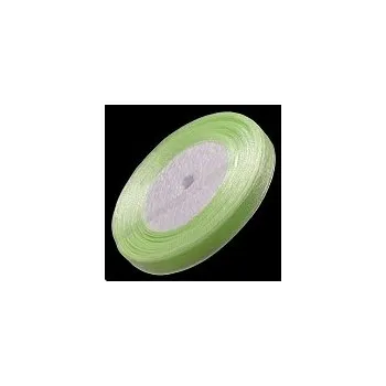 Stuha Organzová stuha světle zelená, 10 mm, 45 m