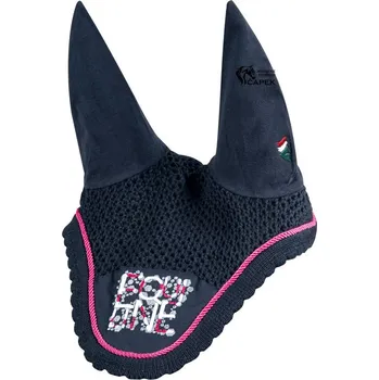 Čabraka pro koně Náušníky Equiline -CUPID- - Černá - Full