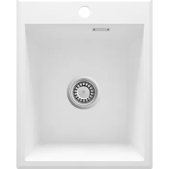 Granitový dřez Granitový dřez Deante ERIDAN ZQE A104 bílá