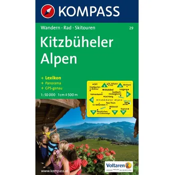 Kompass 29: Kitzbüheler Alpen 1:50 000 turistická mapa (2019) Kompass 29: Kitzbüheler Alpen 1:50 000 turistická mapa (2019)