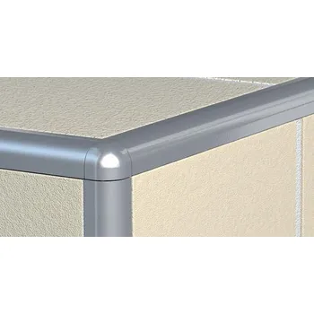 Stavební profil HAVOS Růžek kovový oblý nerezový 10 mm pololesk