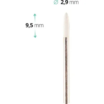 Přírodní kámen Kámen na kompozit - kapka 9,5×2,9 mm