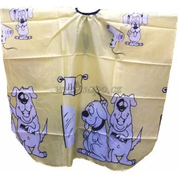 Pláštěnka stříhací dětská psi žlutá