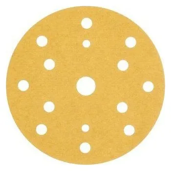 Brusný kotouč 3M Brusný kotouč Gold (zlatý) 255P, 15 děr, D150, P80 - P400 P80