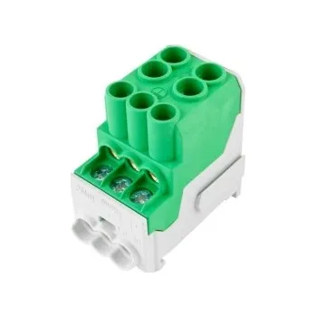 Hora eTec Svorkovnice pro rozdělení fází UVB 100A PE 080010-2-4 Zelená 1003166