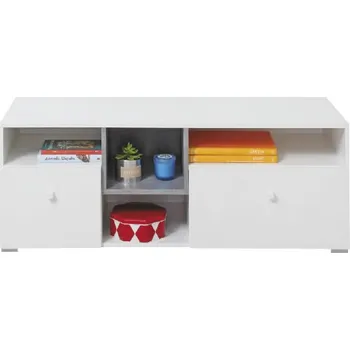 Dětská skříň Nábytek PEGAS s.r.o. Tv stolek SIGMA - SI9, Bílý Lux + Beton