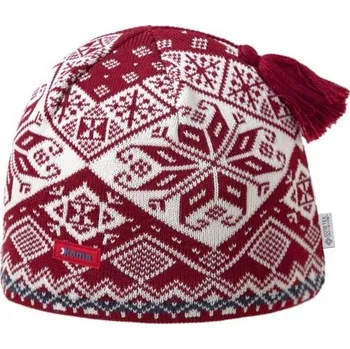 Čepice Kama pletená Merino čepice AW61 124 - tmavě červená L