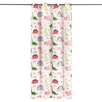 Závěs 4Home Dětský závěs Dino růžová, 140 x 245 cm