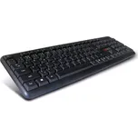 C-TECH KB-102 - klávesnice USB, Slim CZ/SK, černá