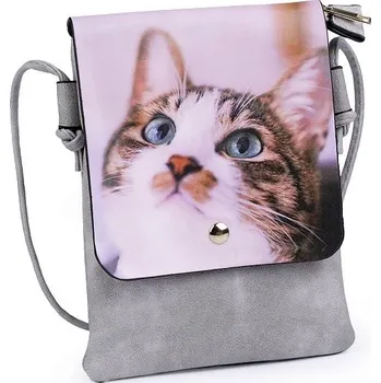 Crossbody kabelka přes rameno Kočičí pohled (Kabelky s kočkou, kočky, kočka)