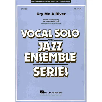 CRY ME A RIVER - Vocal Solo with Jazz Ensemble - partitura + party