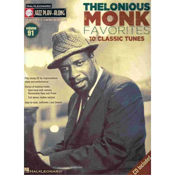 Hudebniny Jazz Play Along 91 - Thelonious Monk Favorites + CD