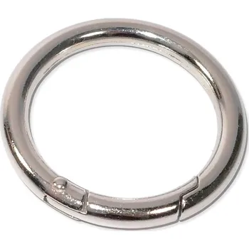 Horolezectví Karabina kruhová 50 mm, kulatá, kroužek