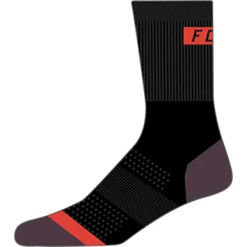 Dámské ponožky Ponožky Fox Womens 6" Flexair Merino Sock Black