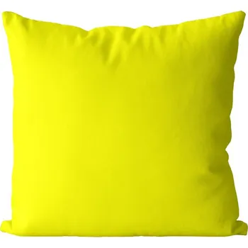 Dekorativní polštářek Polštář Žlutý světlý (Velikost: 40 x 40 cm)