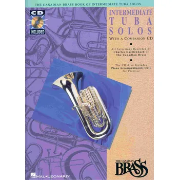THE CANADIAN BRASS - INTERMEDIATE TUBA SOLOS + Audio Online tuba a klavír