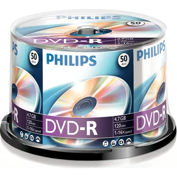 Philips DVD-R 50 ks (DM4S6B50F/00)