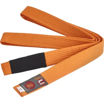 Bojový sport JU-SPORTS BRAZILIAN JIU JITSU dětský pás oranžový Barva: BJJ oranžová, Délka: 220