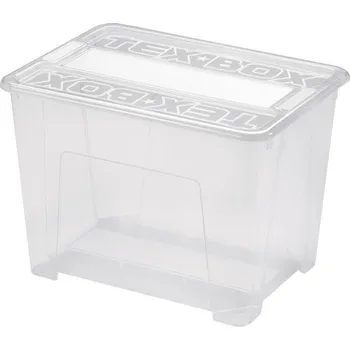 Úložný box Heidrun Tex Box 21 l transparentní