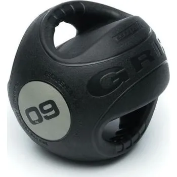 Medicinbal Escape Fitness Medicinbál s úchyty 9 kg ESCAPE (šedý)