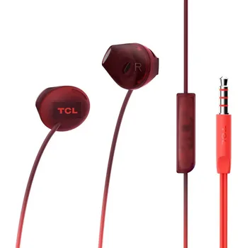 Sluchátka Sluchátka TCL SOCL200 s 3.5 mm jack konektorem červená