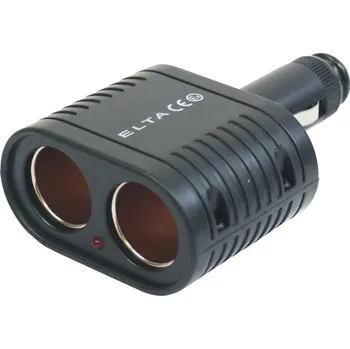 Držák do auta zástrčka do zapalovače s dvojitou zásuvkou