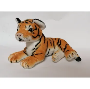 plyšák Plyšový tygřík hnědý ležící